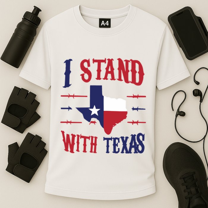 Texas Strong Patriotic Texas Pride Cooling Performance Crew T-Shirt