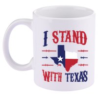 Texas Strong Patriotic Texas Pride 11oz C Handle Ceramic Mug