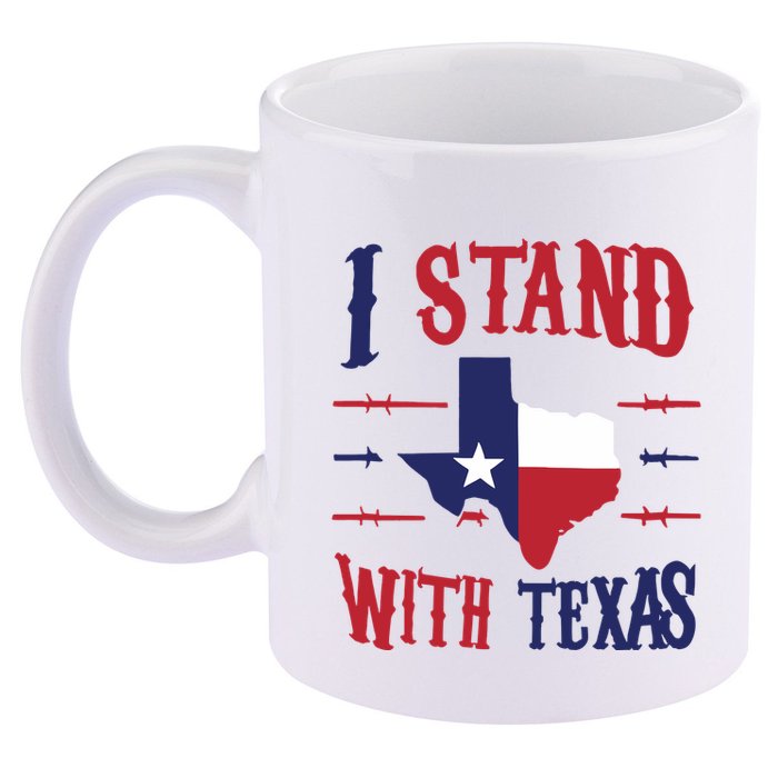 Texas Strong Patriotic Texas Pride 11oz C Handle Ceramic Mug