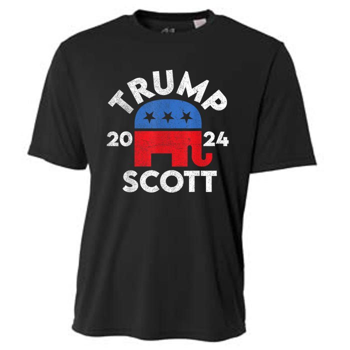 Trump Scott President Trump 2024 Cooling Performance Crew T-Shirt