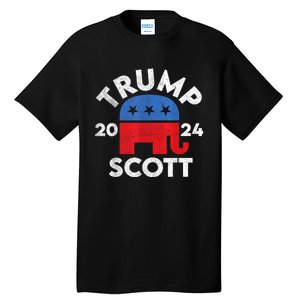 Trump Scott President Trump 2024 Tall T-Shirt