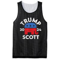 Trump Scott President Trump 2024 Mesh Reversible Basketball Jersey Tank