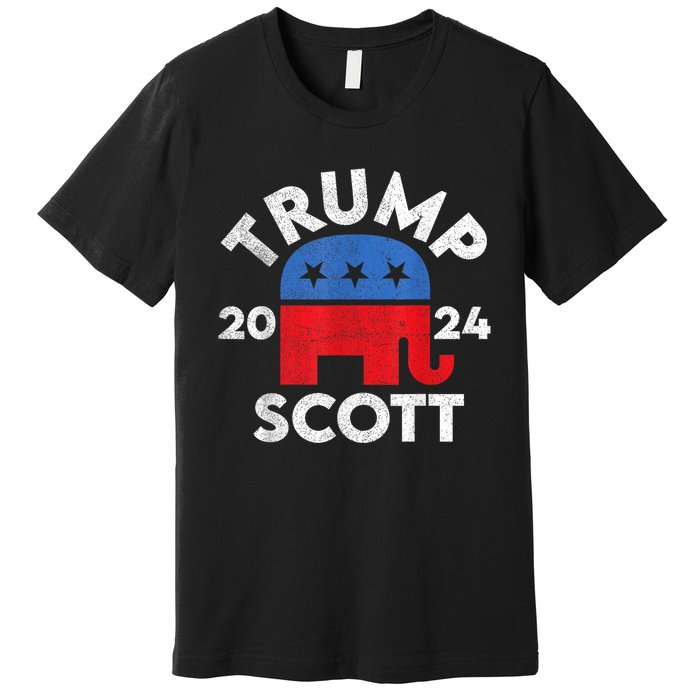 Trump Scott President Trump 2024 Premium T-Shirt