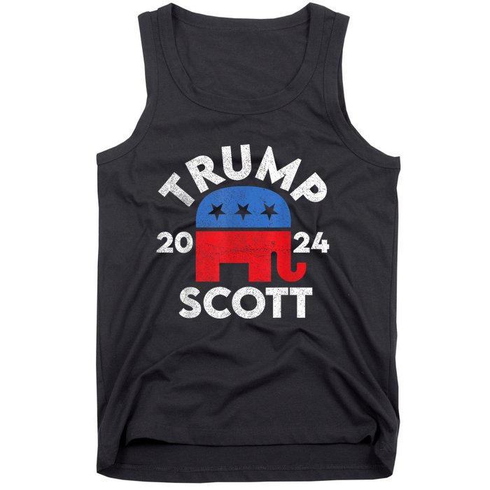 Trump Scott President Trump 2024 Tank Top