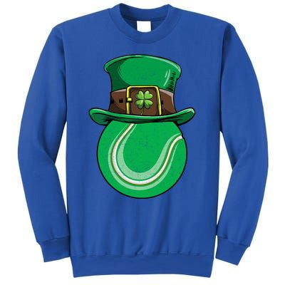 Tennis St Patricks Day Ball Leprechaun Shamrock Great Gift Sweatshirt