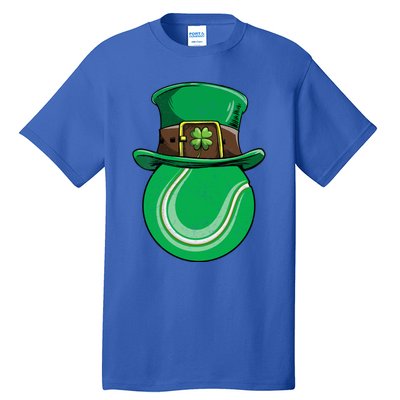 Tennis St Patricks Day Ball Leprechaun Shamrock Great Gift Tall T-Shirt