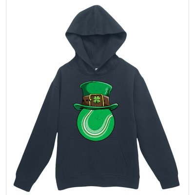 Tennis St Patricks Day Ball Leprechaun Shamrock Great Gift Urban Pullover Hoodie