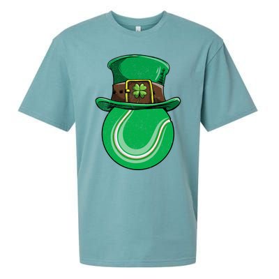 Tennis St Patricks Day Ball Leprechaun Shamrock Great Gift Sueded Cloud Jersey T-Shirt