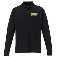 Tennis Sport Player Coach Joke For Tennis Lovers Performance Long Sleeve Polo