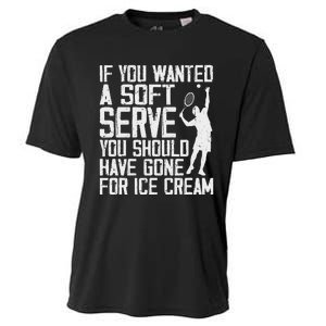 Tennis Sport Player Joke For Tennis Lover Coach Cooling Performance Crew T-Shirt