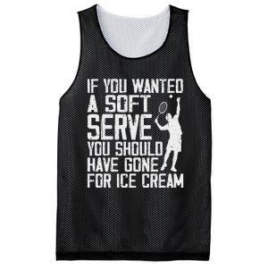 Tennis Sport Player Joke For Tennis Lover Coach Mesh Reversible Basketball Jersey Tank