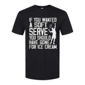 Tennis Sport Player Joke For Tennis Lover Coach Softstyle CVC T-Shirt