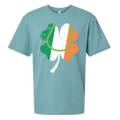 Tennis St Patricks Day Catcher Pitcher Shamrock Gift Sueded Cloud Jersey T-Shirt