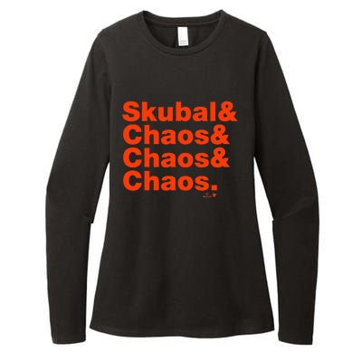 Tarik Skubal & Pitching Chaos Detroit Baseball Womens CVC Long Sleeve Shirt