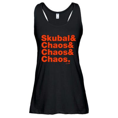 Tarik Skubal & Pitching Chaos Detroit Baseball Ladies Essential Flowy Tank