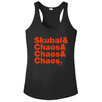 Tarik Skubal & Pitching Chaos Detroit Baseball Ladies PosiCharge Competitor Racerback Tank