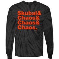 Tarik Skubal & Pitching Chaos Detroit Baseball Tie-Dye Long Sleeve Shirt