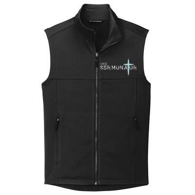 The Sermonator Pastor Appreciation Christian Cross Collective Smooth Fleece Vest