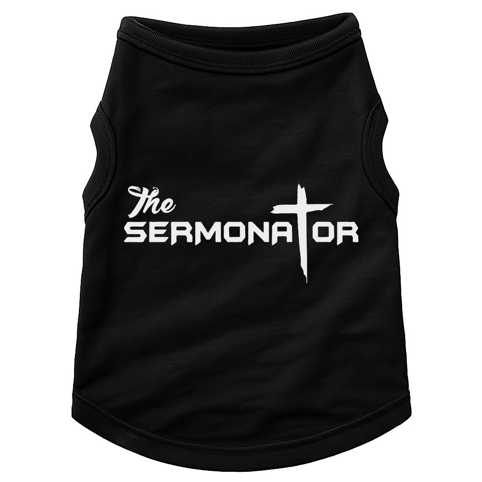 The Sermonator Pastor Doggie Tank