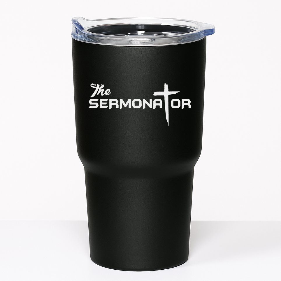 The Sermonator Pastor Tumbler