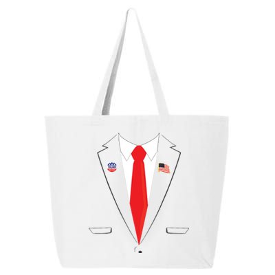 Tuxedo Suit Presidents Day Trump Pin Costume 25L Jumbo Tote