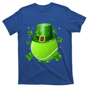 Tennis St Patricks Day Leprechaun Shamrock Meaningful Gift T-Shirt