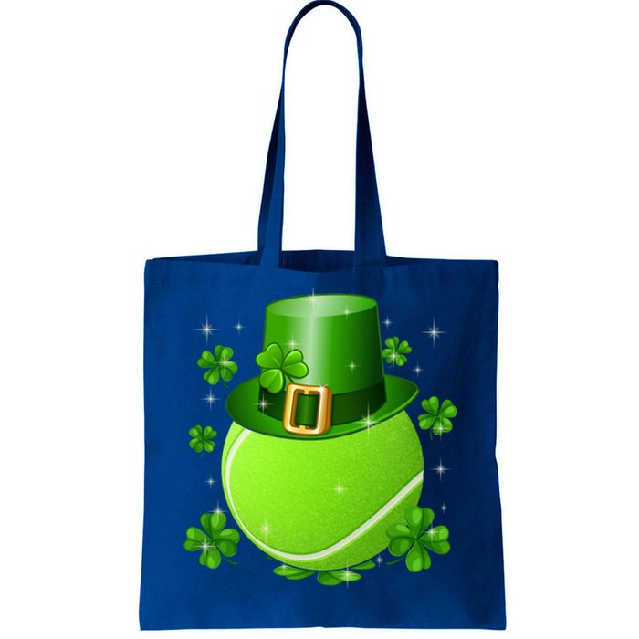 Tennis St Patricks Day Leprechaun Shamrock Meaningful Gift Tote Bag