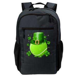 Tennis St Patricks Day Leprechaun Shamrock Meaningful Gift Daily Commute Backpack