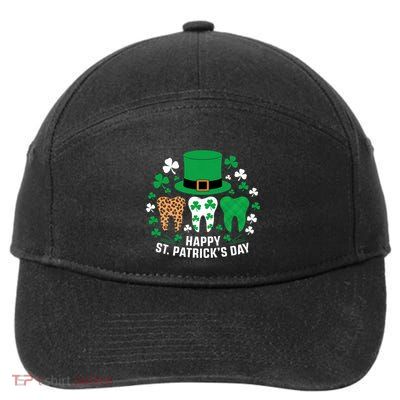 Th St Patricks Day Dentist Dental Assistant Leprechaun Meaningful Gift 7-Panel Snapback Hat