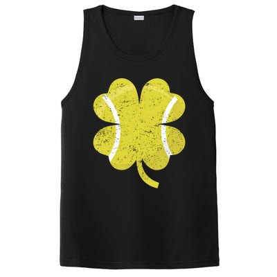 Tennis St Patricks Day Sports Shamrock Costume Cute Gift PosiCharge Competitor Tank