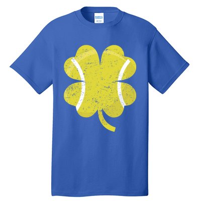 Tennis St Patricks Day Sports Shamrock Costume Cute Gift Tall T-Shirt