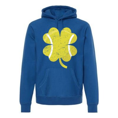 Tennis St Patricks Day Sports Shamrock Costume Cute Gift Premium Hoodie