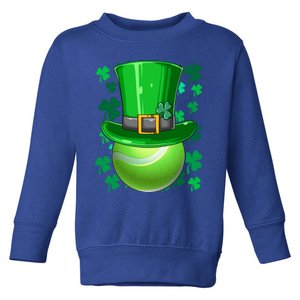 Tennis St Patrick's Day Irish Tennis Players Leprechaun Hat Gift Toddler Sweatshirt