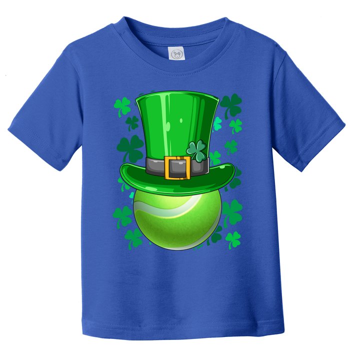 Tennis St Patrick's Day Irish Tennis Players Leprechaun Hat Gift Toddler T-Shirt