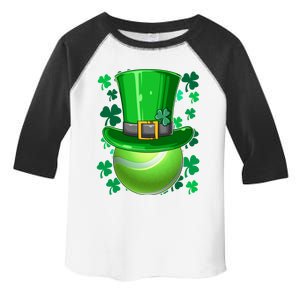 Tennis St Patrick's Day Irish Tennis Players Leprechaun Hat Gift Toddler Fine Jersey T-Shirt