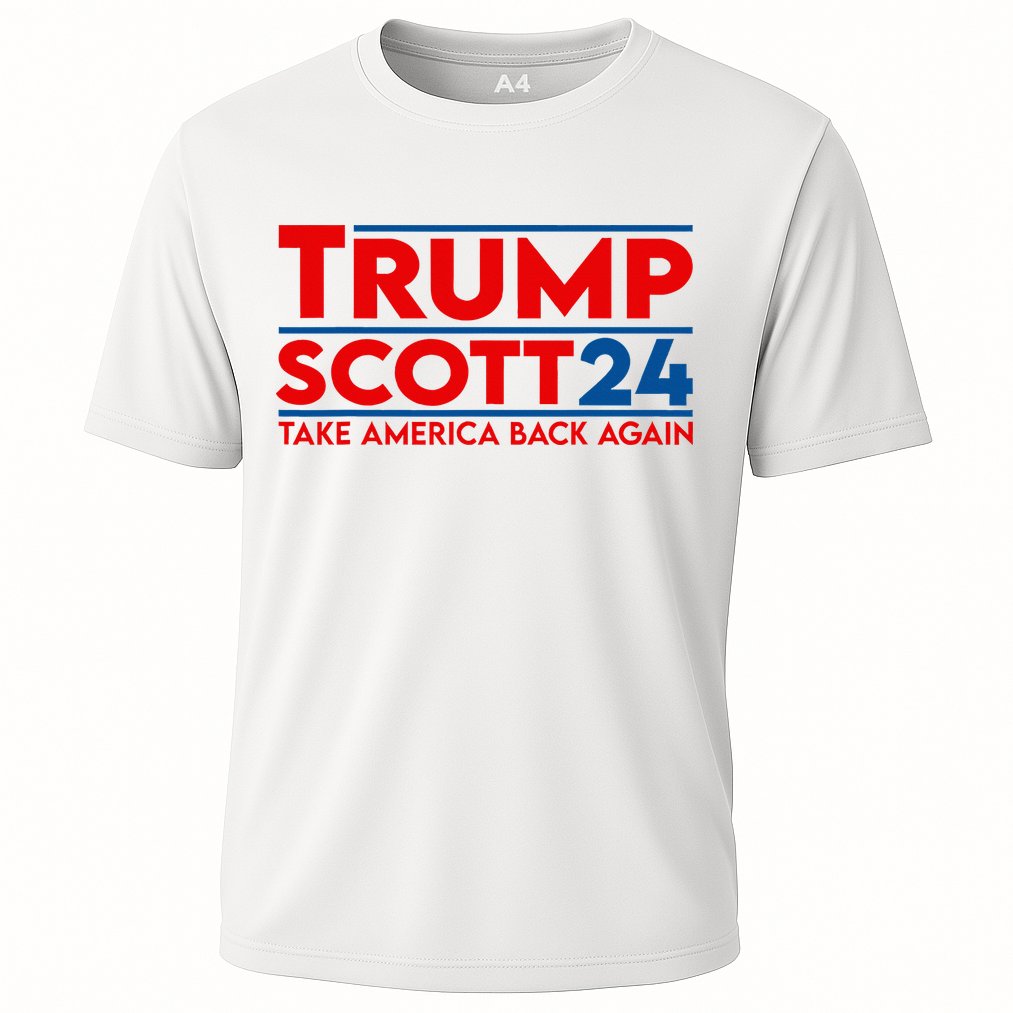 Trump Scott President Trump 2024 Cooling Performance Crew T-Shirt