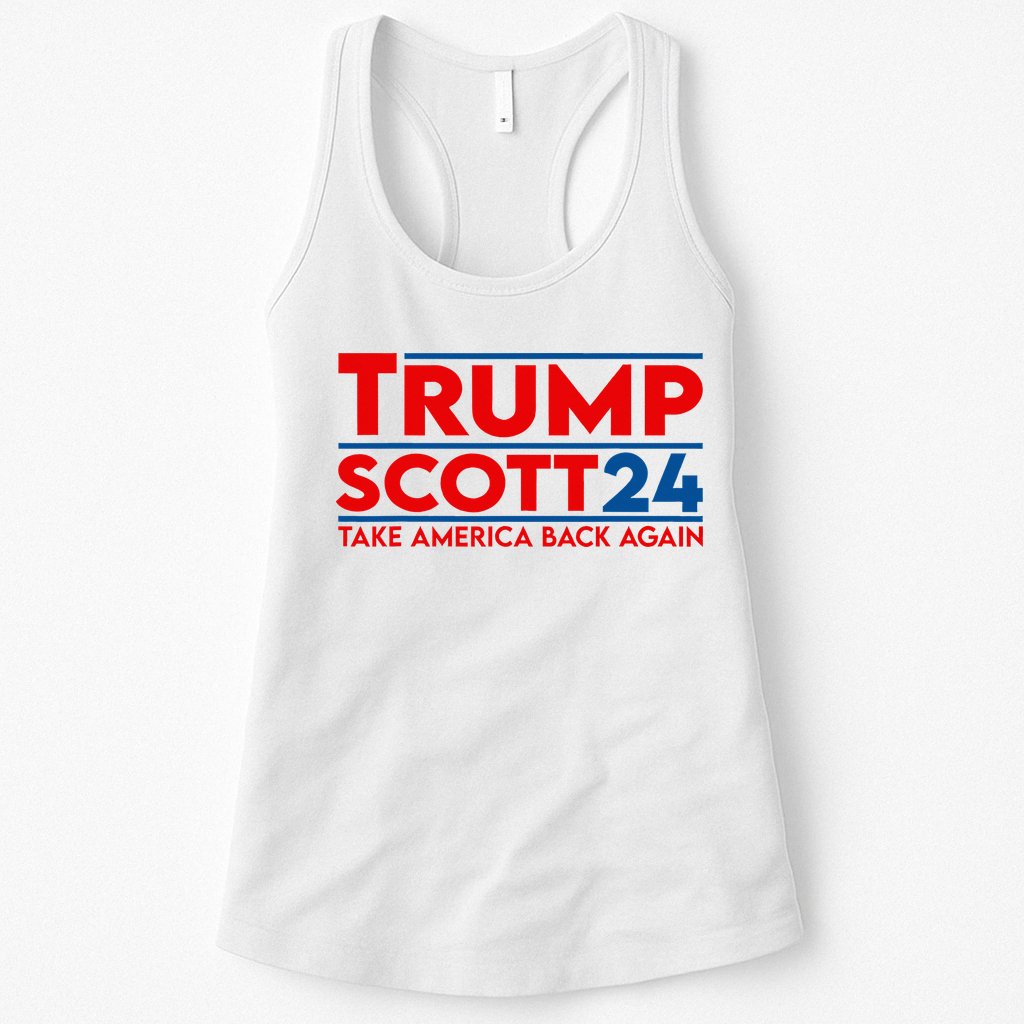 Trump Scott President Trump 2024 Womens Tank Top