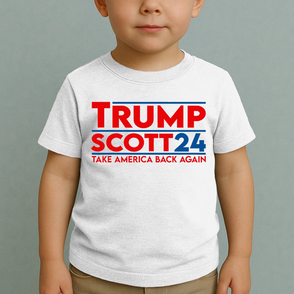 Trump Scott President Trump 2024 Toddler T-Shirt