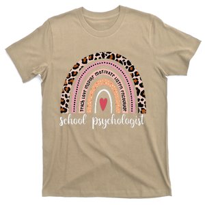 Teacher School Psychologist LSSP Rainbow Happy 100th Day T-Shirt