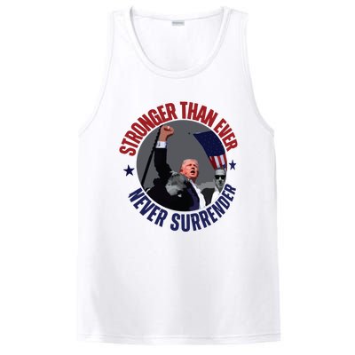 Trump Shot Photo Never Surrender Trump 2024 Butler Rally Trump PosiCharge Competitor Tank