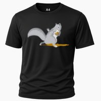 The Squirrel Protect The Nut Cool Vector Design Performance Shirt