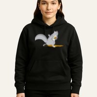 The Squirrel Protect The Nut Cool Vector Design Hoodie