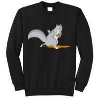 The Squirrel Protect The Nut Cool Vector Design Sweatshirt