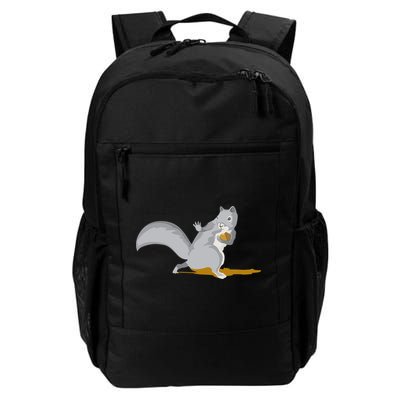 The Squirrel Protect The Nut Cool Vector Design Daily Commute Backpack