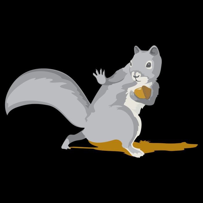 The Squirrel Protect The Nut Cool Vector Design Sustainable Bucket Hat