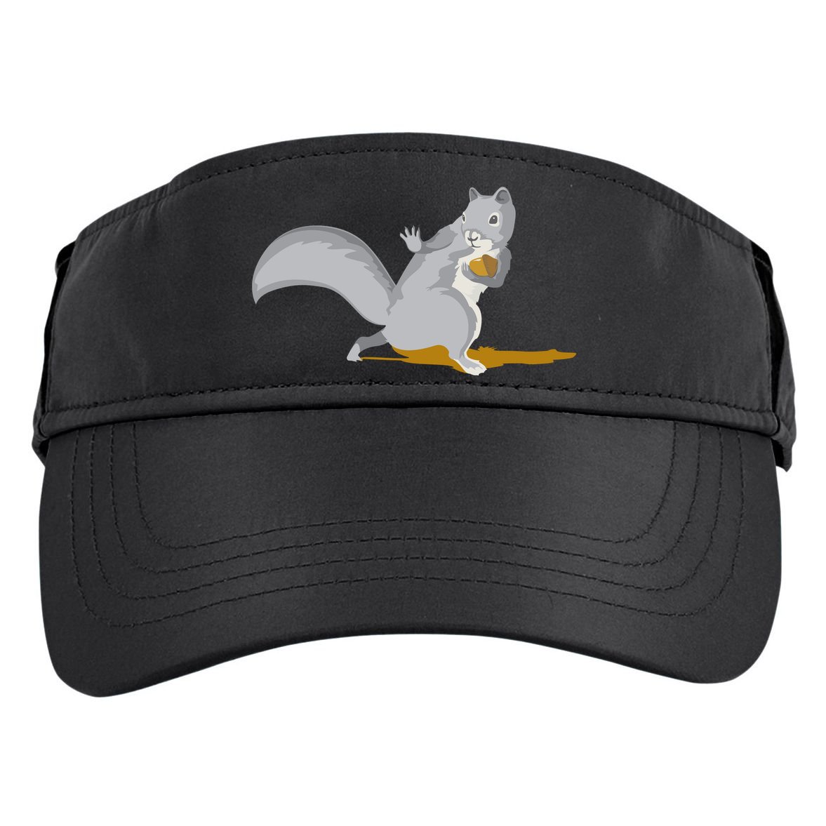 The Squirrel Protect The Nut Cool Vector Design Adult Drive Performance Visor