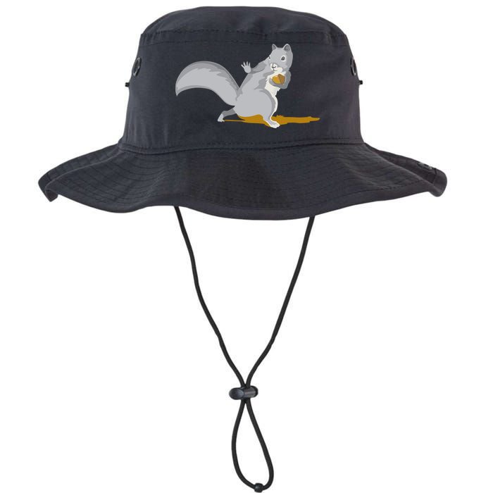 The Squirrel Protect The Nut Cool Vector Design Bucket Hat