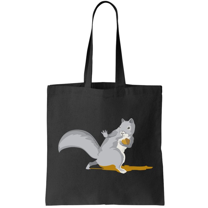 The Squirrel Protect The Nut Cool Vector Design Bag