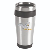 The Squirrel Protect The Nut Cool Vector Design 16oz Travel Tumbler