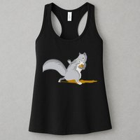 The Squirrel Protect The Nut Cool Vector Design Womens Tank Top